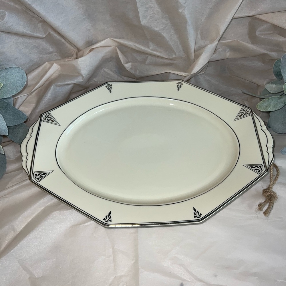 Vintage Community China Bavaria-Deauville Oval Platter 15 1/2 x 10”